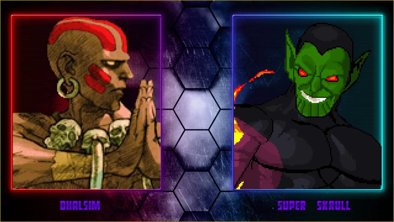 Mugen: Dhalsim vs Super Skrull