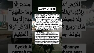 amalkan ayat kursi,insya Allah dipermudah jalan menuju surga #shorts #dakwah #syekhalijaber