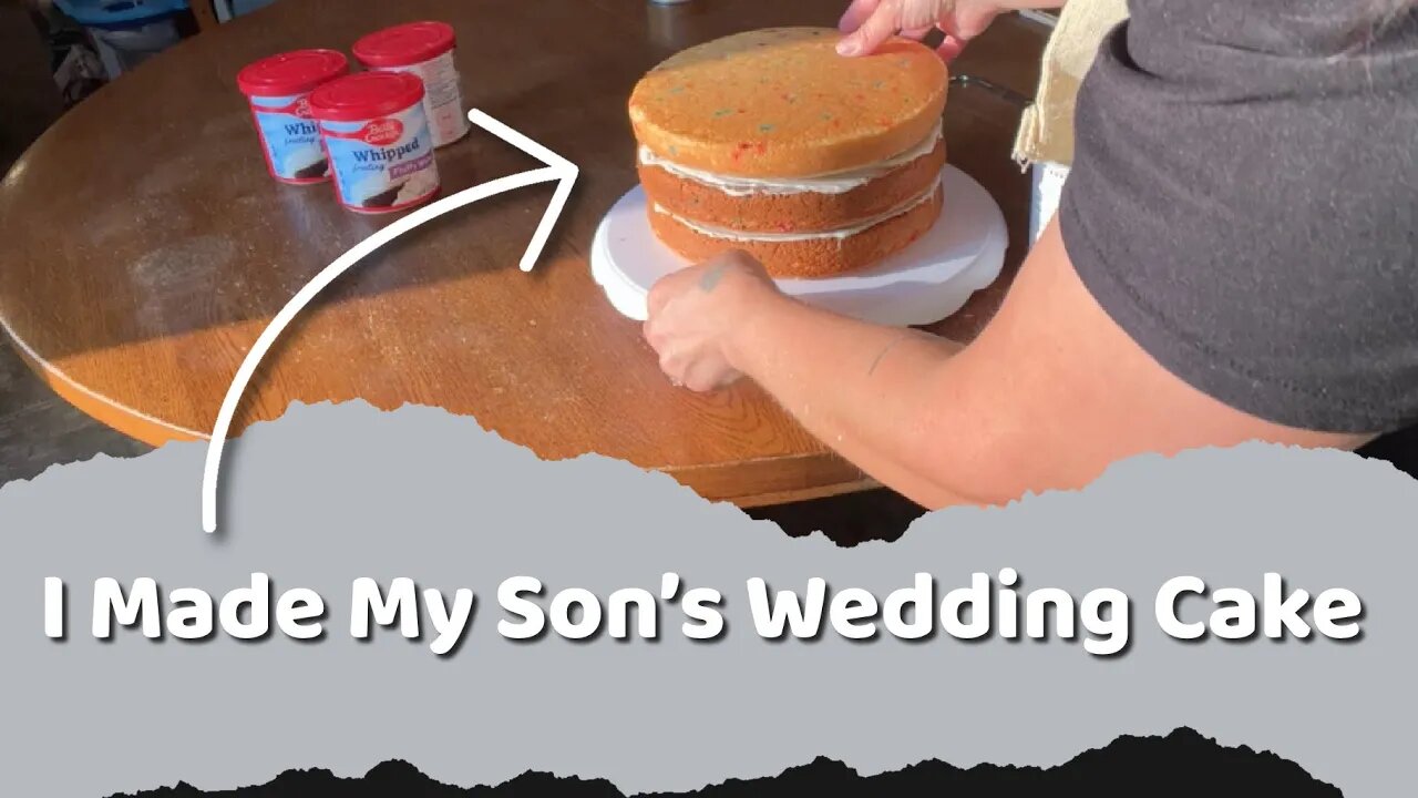 I MADE MY SON’S WEDDING CAKE || BOX WEDDING CAKE