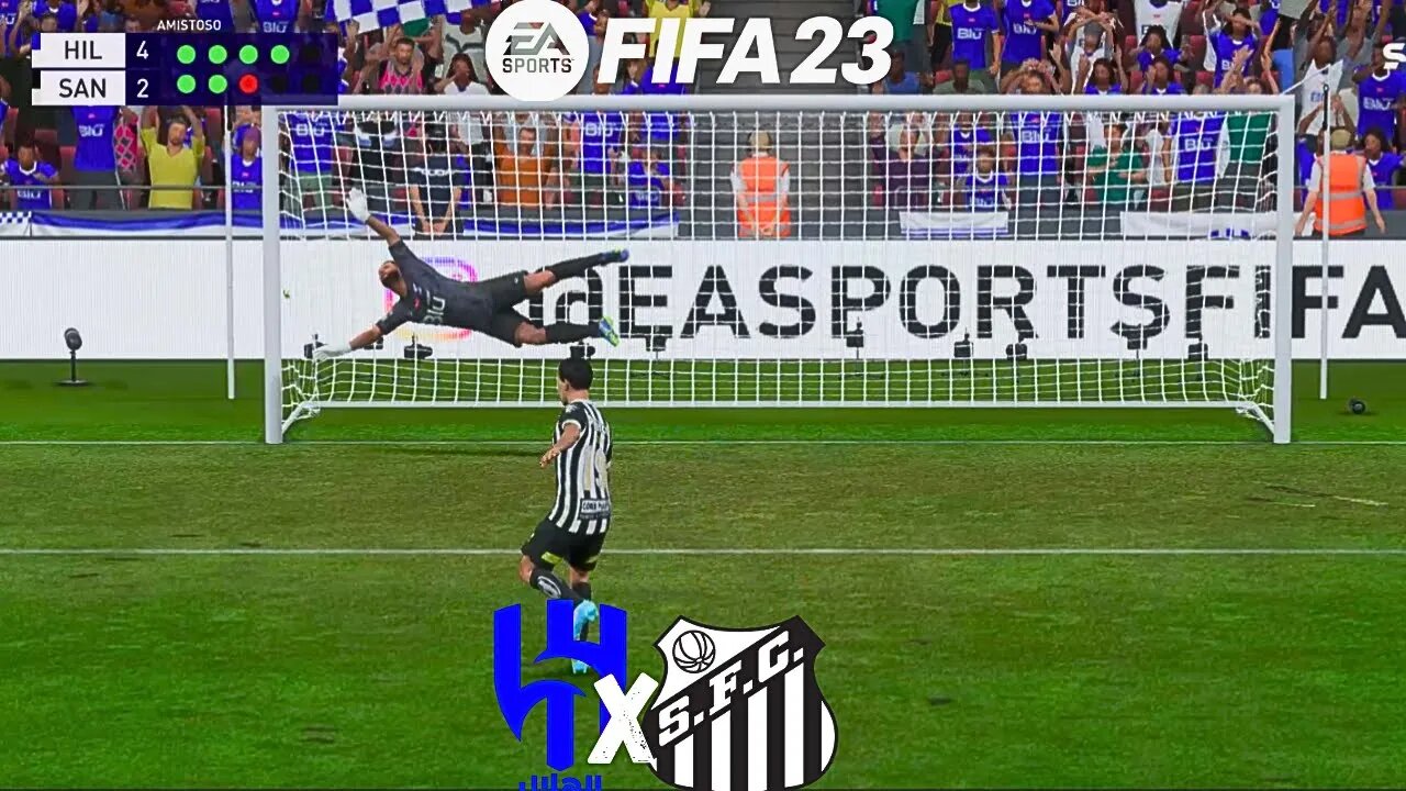 FIFA 23 - INÉDITO!! AL-HILAL X SANTOS - PÊNALTIS