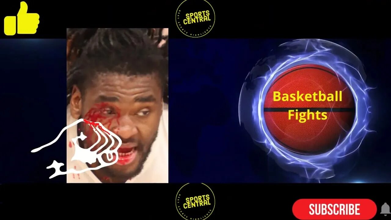 Basketball fights you have to see. #sportscentral