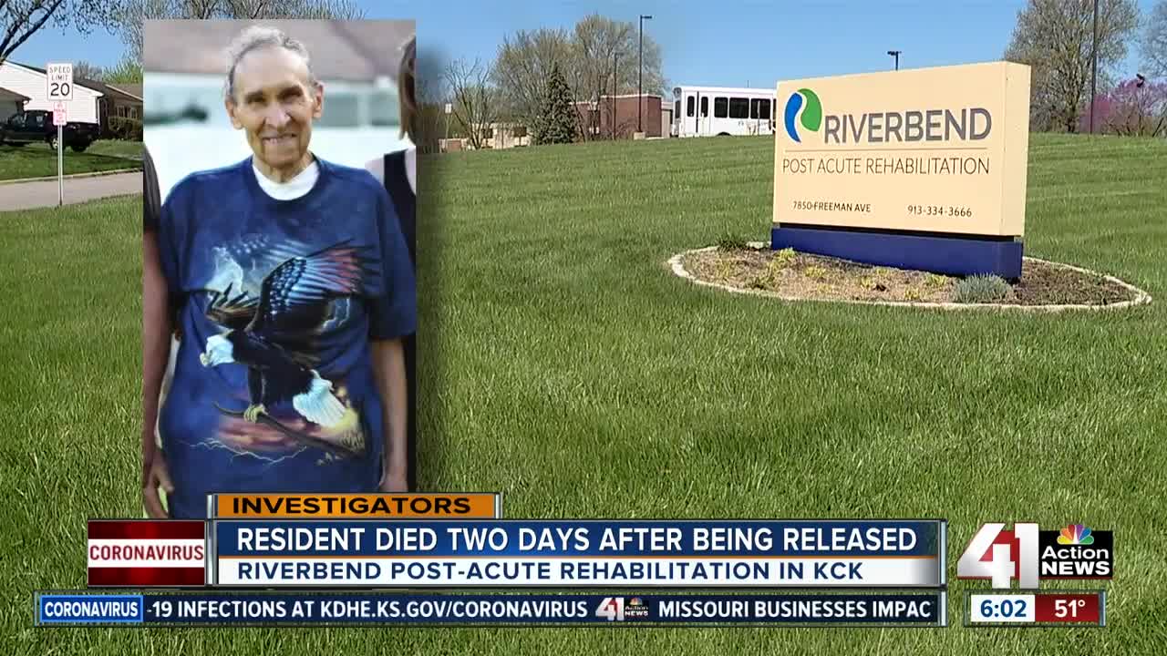 Riverbend resident died 2 days after being released from facility