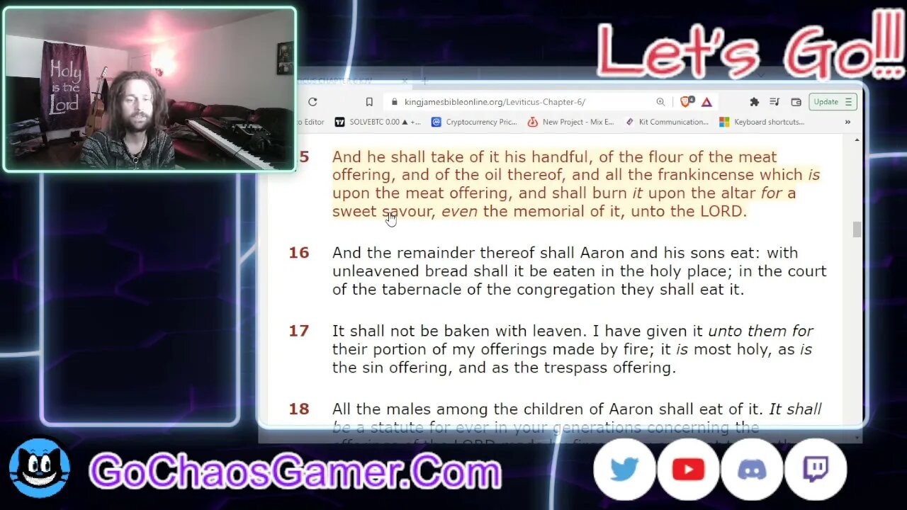 Leviticus 5 - 8 (KJV 2/29/2022)