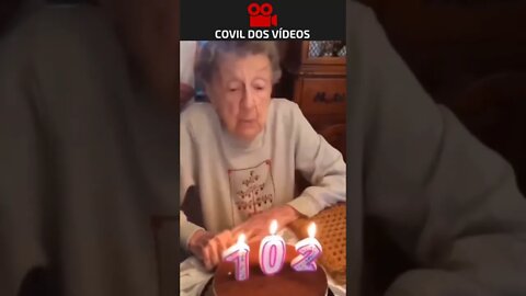 Essa vovó chegou aos 102 anos