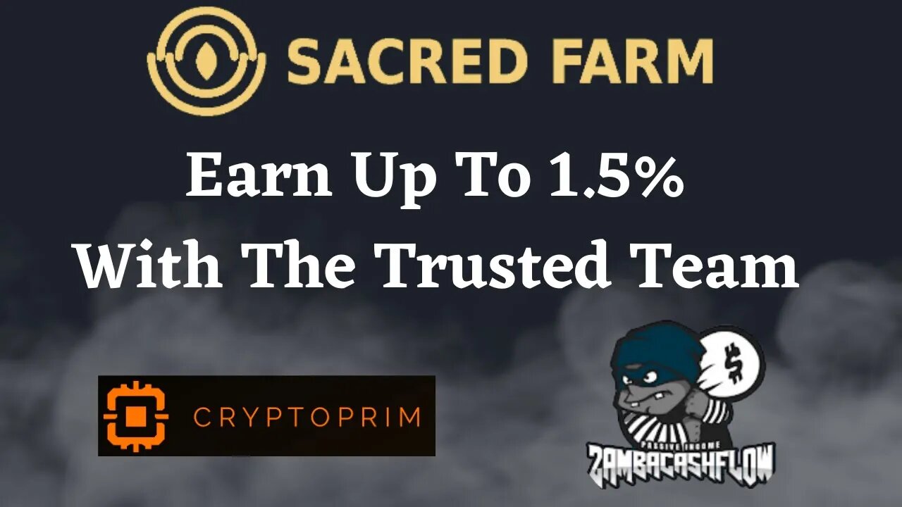 Sacred Farm Review| Earn Up To 1.5% Daily | Just Launched 🚀