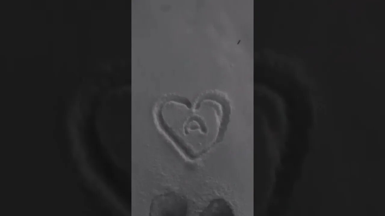 Snow Heart TikTok i love you22222