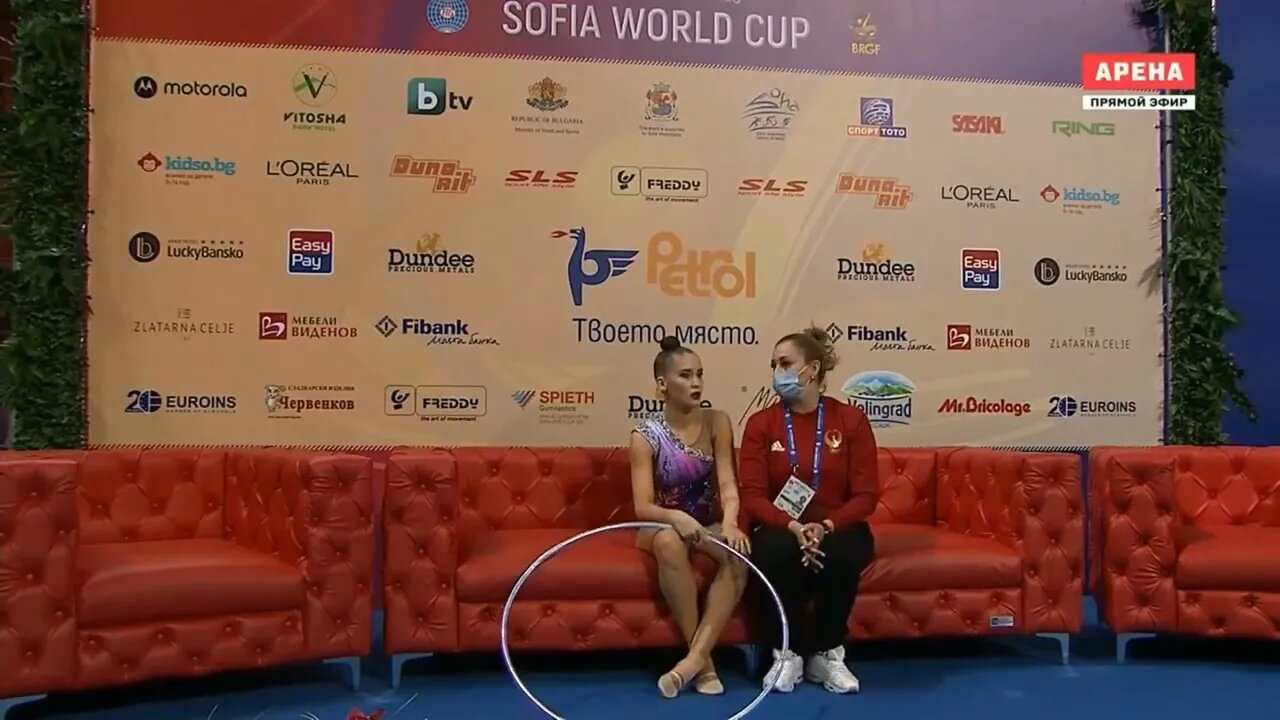 Rhythmic + Gymnastics + World + Cup + Sophia Station Individual Circle Exercise Final