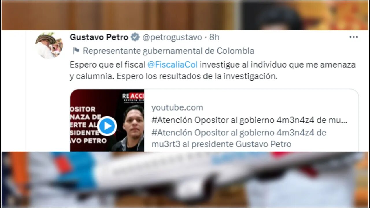 🛑Mucha Atención: Tiktoker Am3n4za de mu3rt3 al presidente Gustavo Petro👇👇