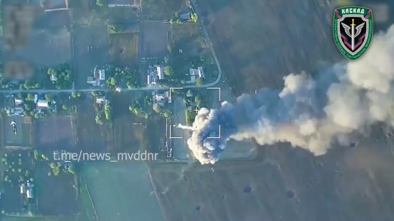 The DPR cascade destroys equipment with AFU ammunition near the village of Yekaterinovka