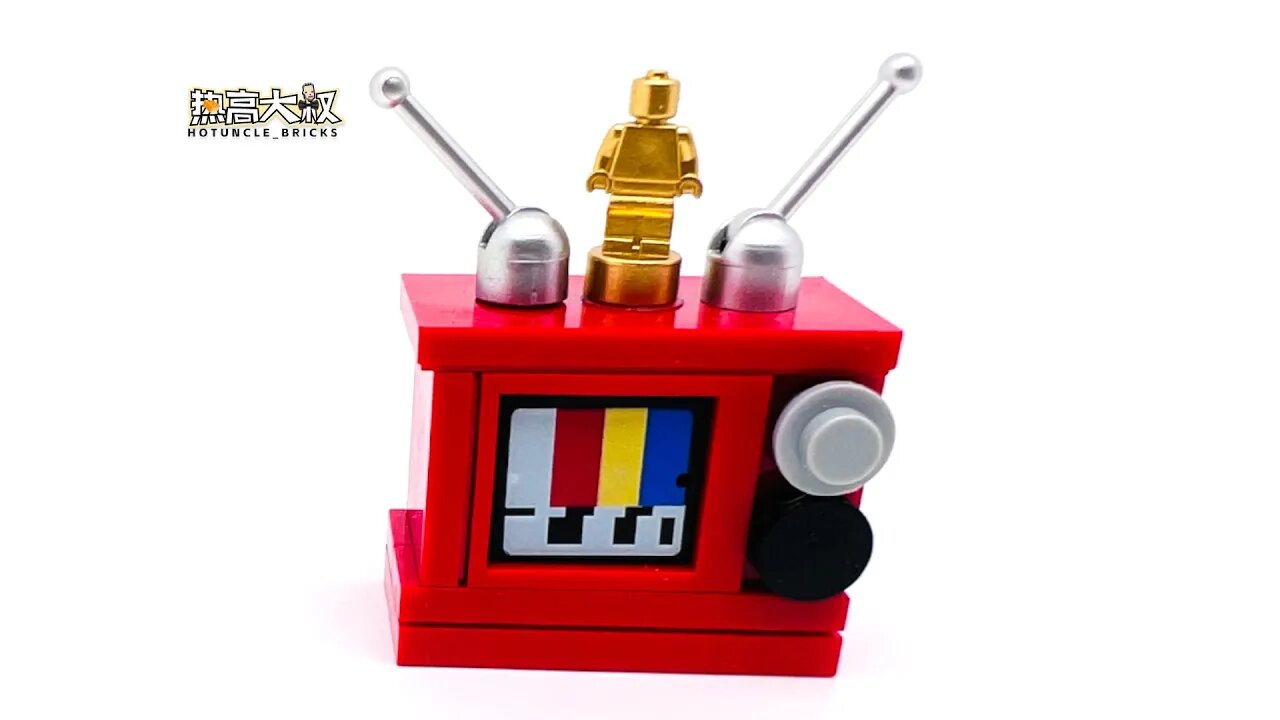 Lego Mini Television Brick Toy Unofficial Lego Speed Build