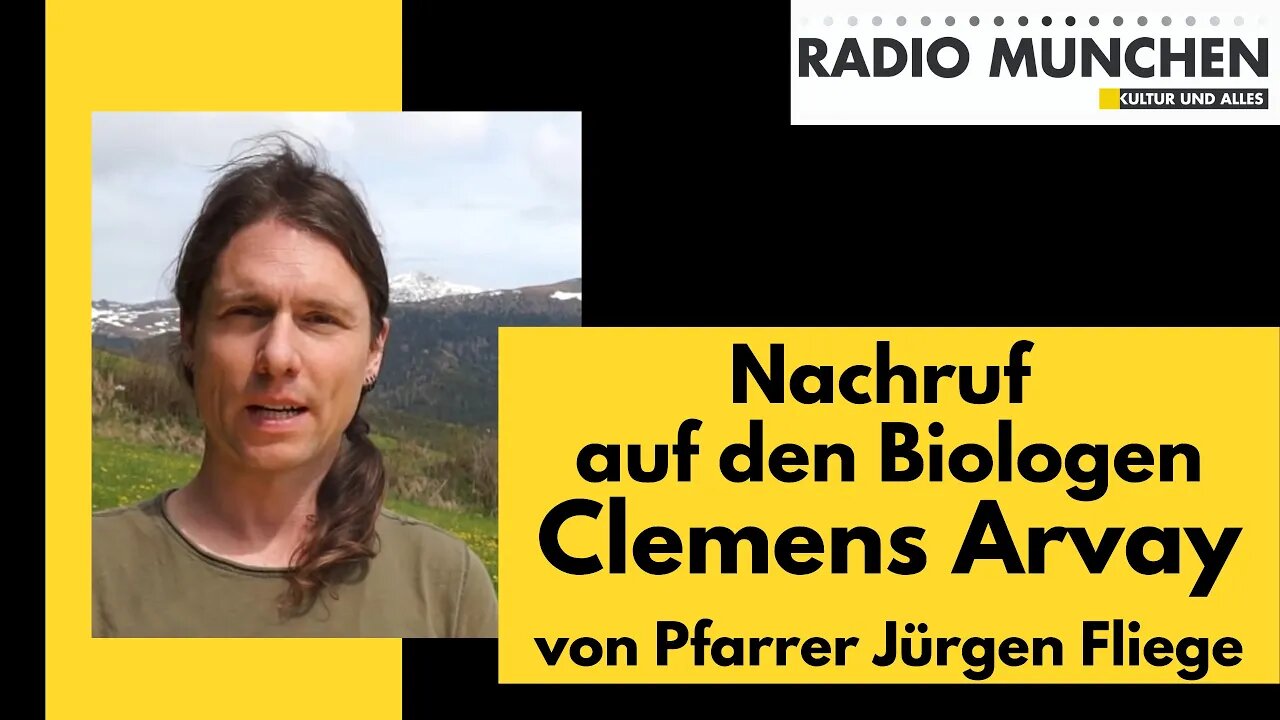 Nachruf auf den Biologen Clemens Arvay - von Pfarrer Jürgen Fliege