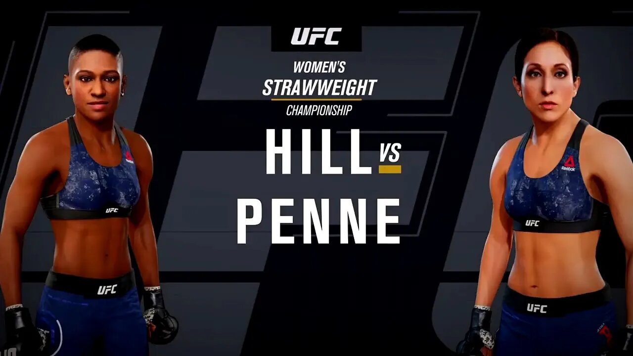 EA Sports UFC 3 Gameplay Jessica Penne vs Angela Hill