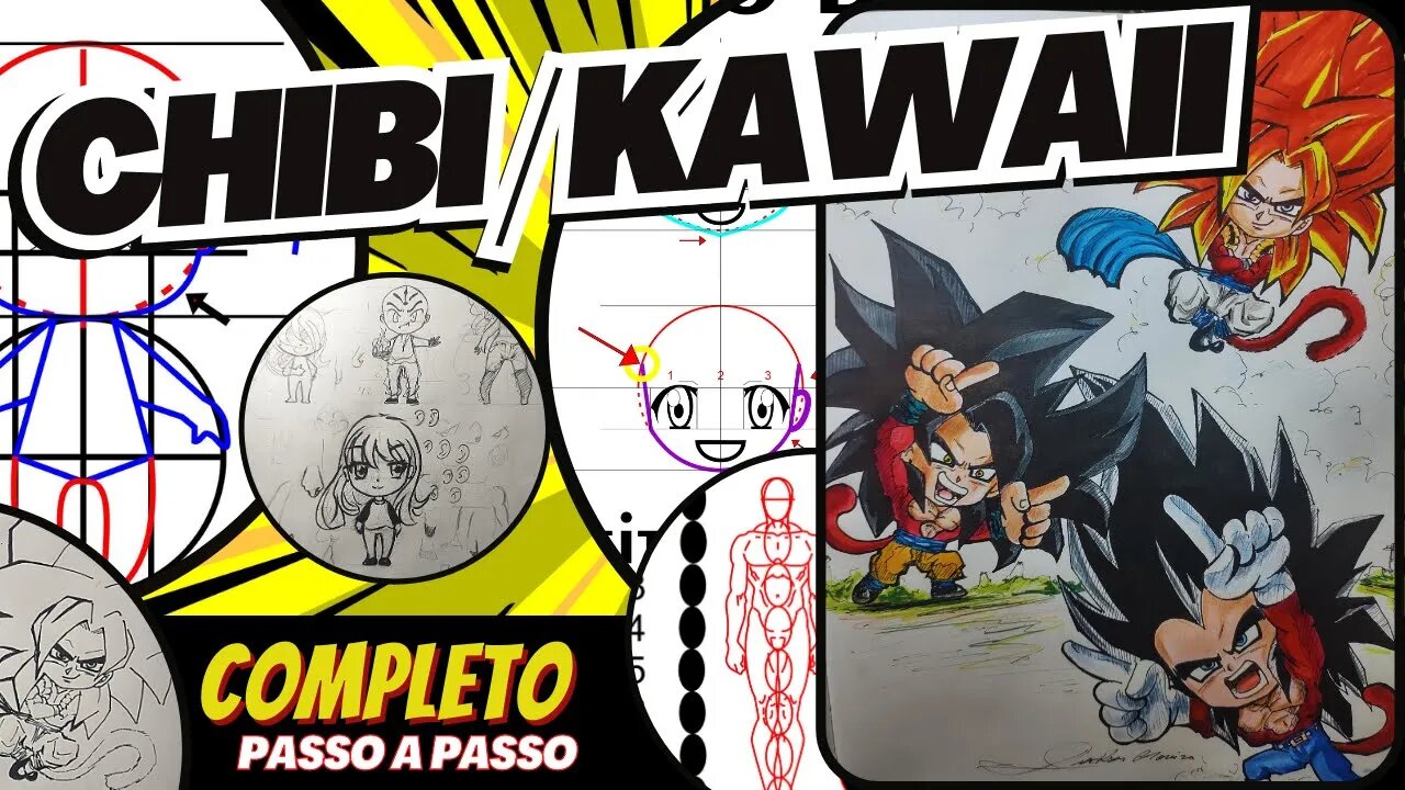 Como Desenhar CHIBI | Aprenda Passo a Passo: Guia Completo | Chibi - kawaii - Cute