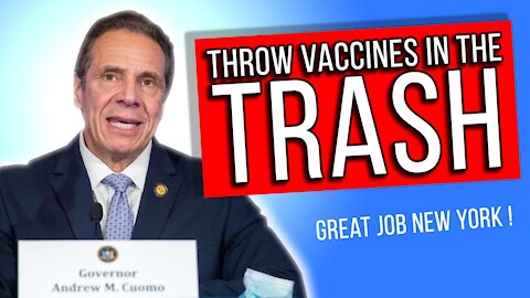 New York's Cuomo Trashes Vaccines While Israel Wastes None