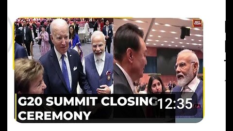 G20 Summit Closing Ceremony: PM Modi Hands Over G20 Gavel To Brazil President G20 Summit 2023