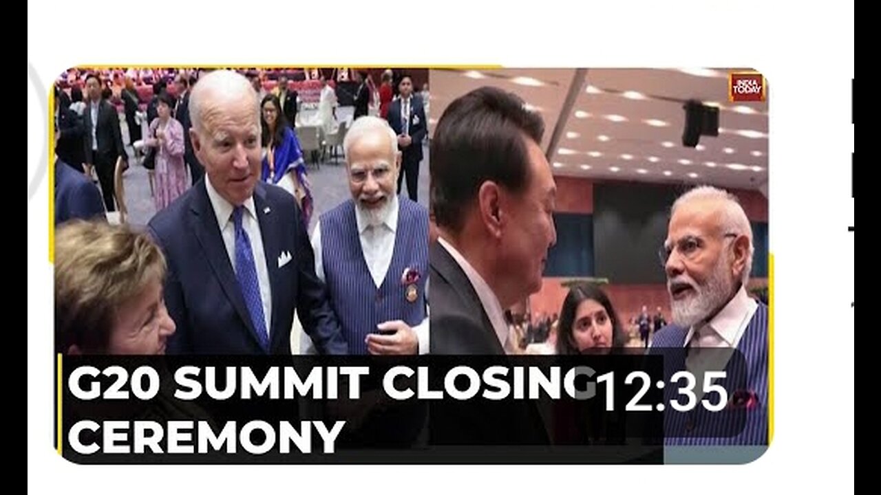 G20 Summit Closing Ceremony: PM Modi Hands Over G20 Gavel To Brazil President G20 Summit 2023