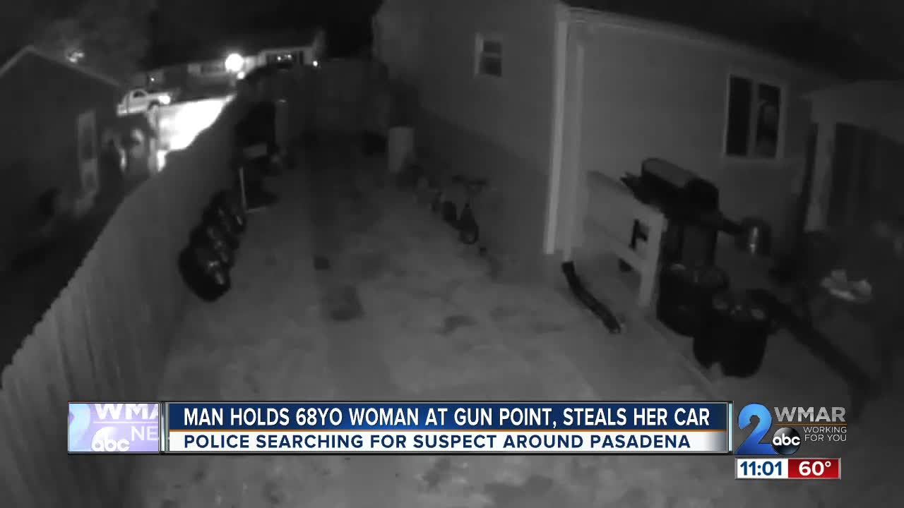 Police search for man who held 68-year-old Pasadena woman at gun point, stole her car