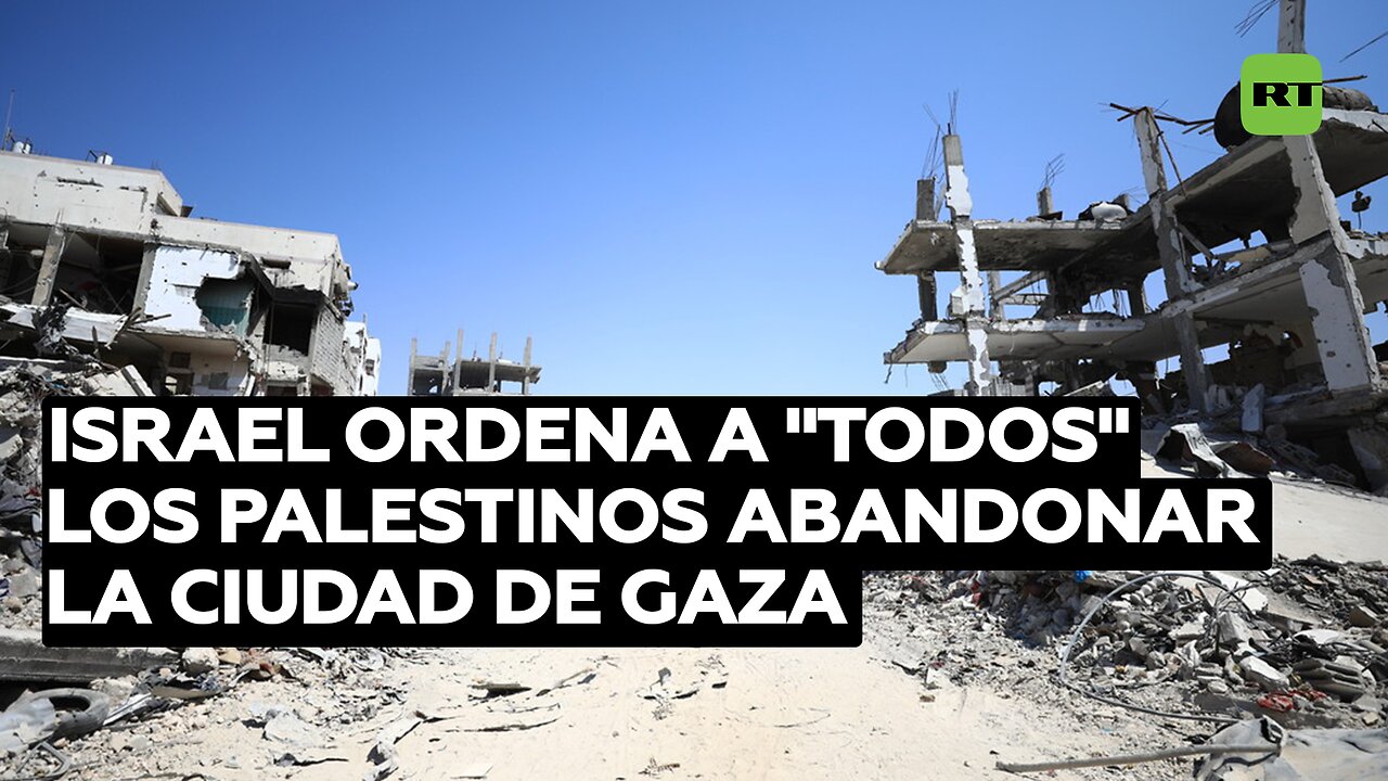 Israel ordena a "todos" los palestinos abandonar la ciudad de Gaza