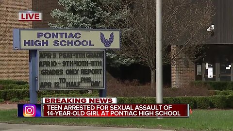 15-year-old facing charges in alleged rape at Pontiac High School