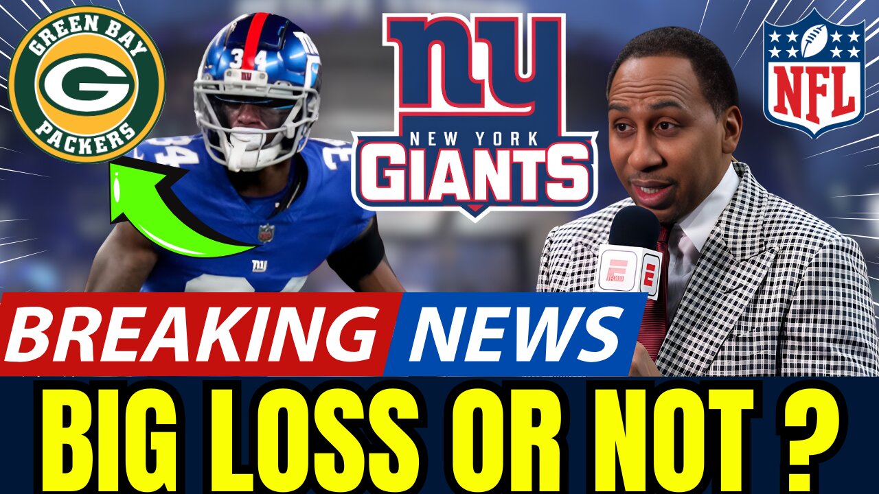 🚨DO YOU THINK IT WILL BE A BIG LOSS OR SAVING FOR THE GIANTS? NEW YORK GIANTS NEWS TODAY! NFL NEWS