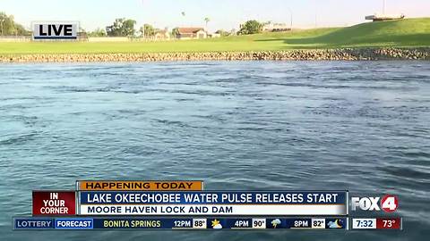 Army Corps starts Lake O water releases