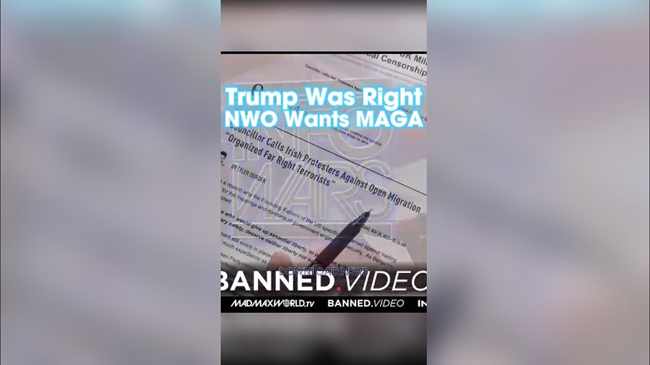 Alex Jones: Trump Was Right, The New World Order is Coming For MAGA, Trump Was Just in The Way - 11/29/23