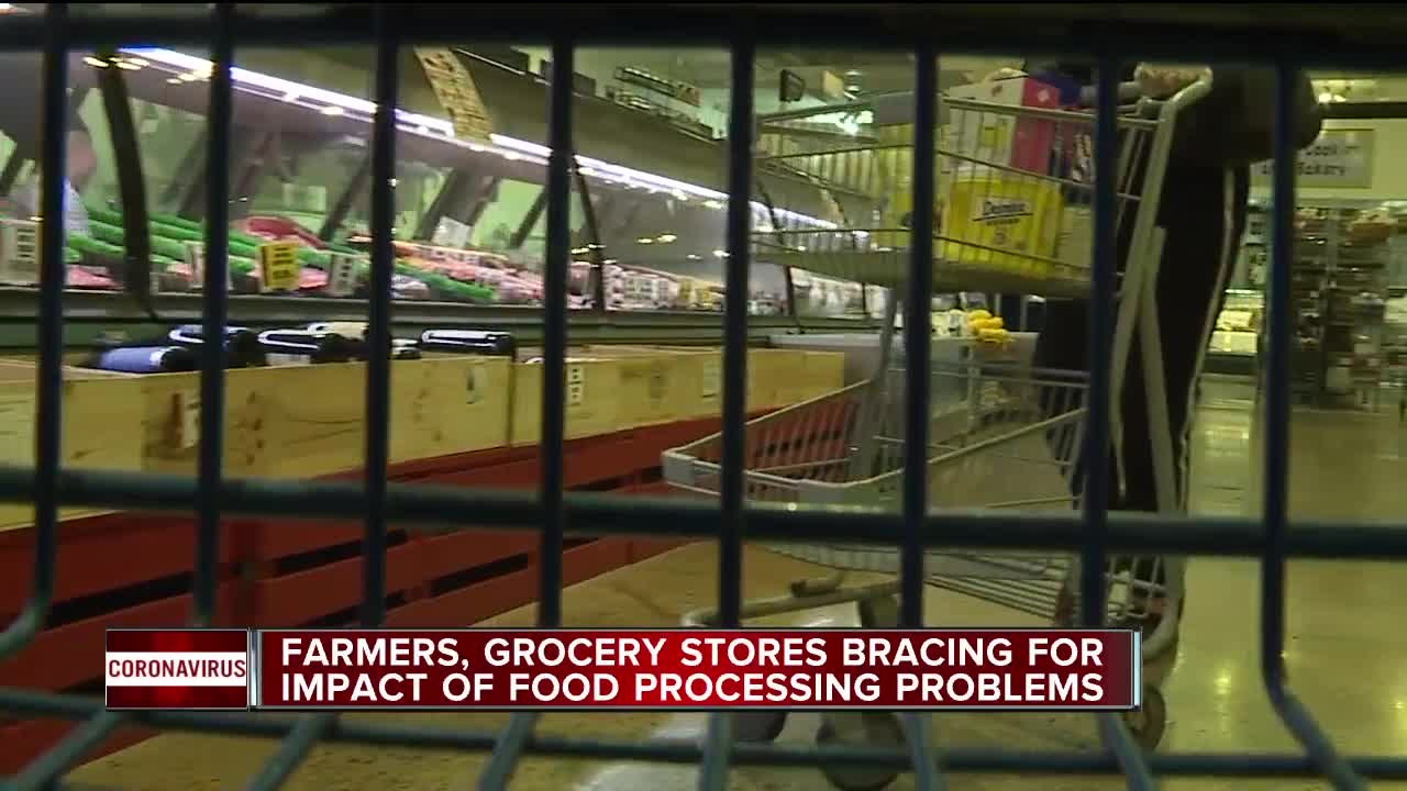 Farmers, grocery stores bracing for impact of food processing problems