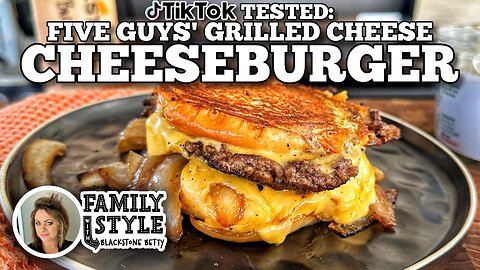 TikTok Tested: Five Guys Grilled Cheese Cheeseburger