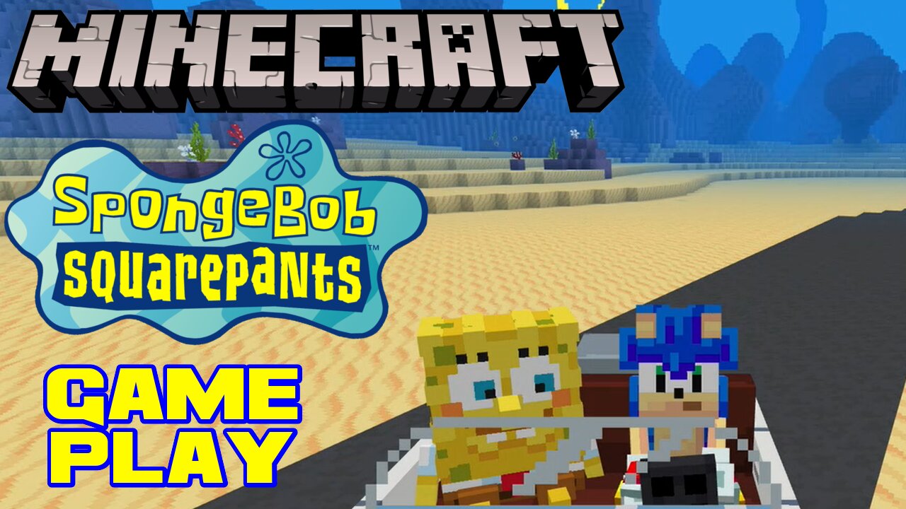 🎮👾🕹 Minecraft - SpongeBob SquarePants Gameplay - Xbox One 🕹👾🎮 😎Benjamillion