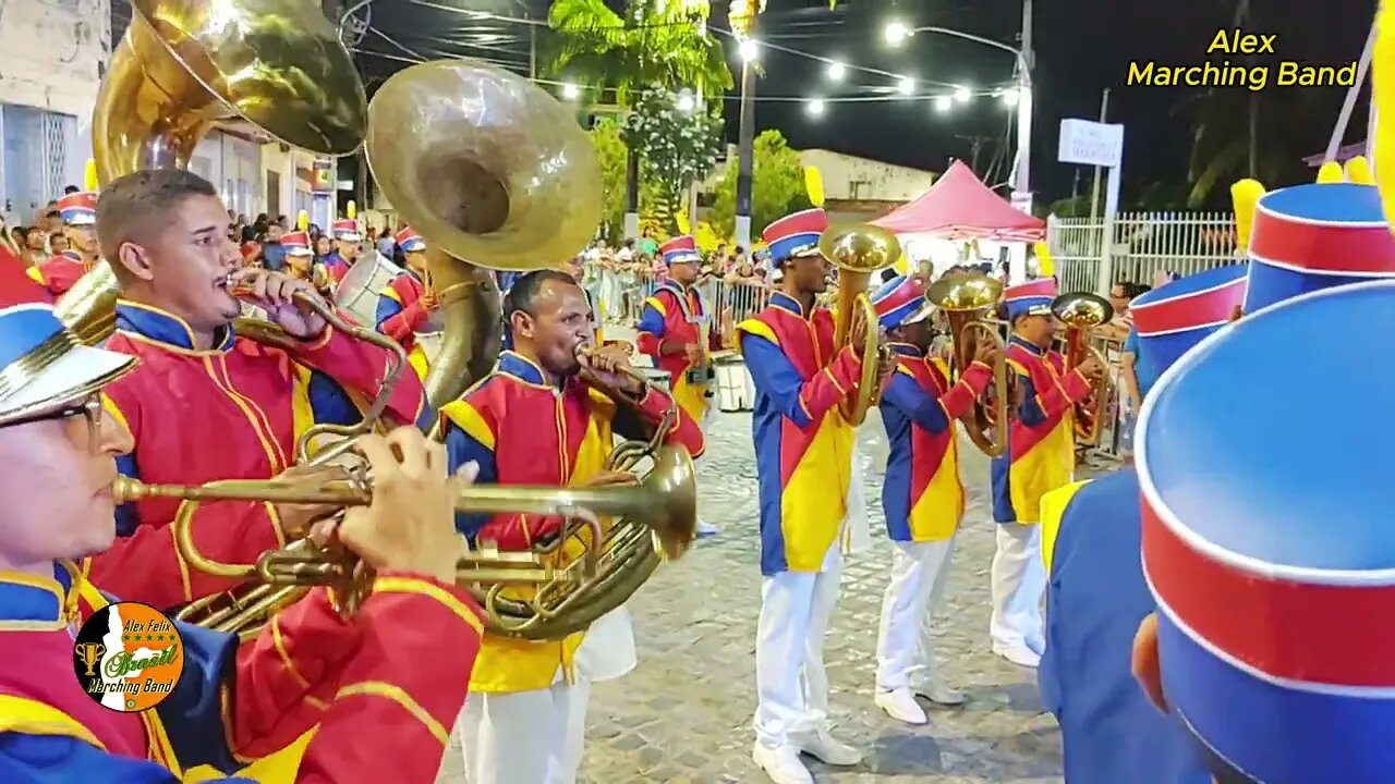 BANDA MUSICAL JOAQUINA LIRA 2023 NO 41º ENCONTRO DE BANDAS E FANFARRAS 2023 EM PONTA DE PEDRAS 2023