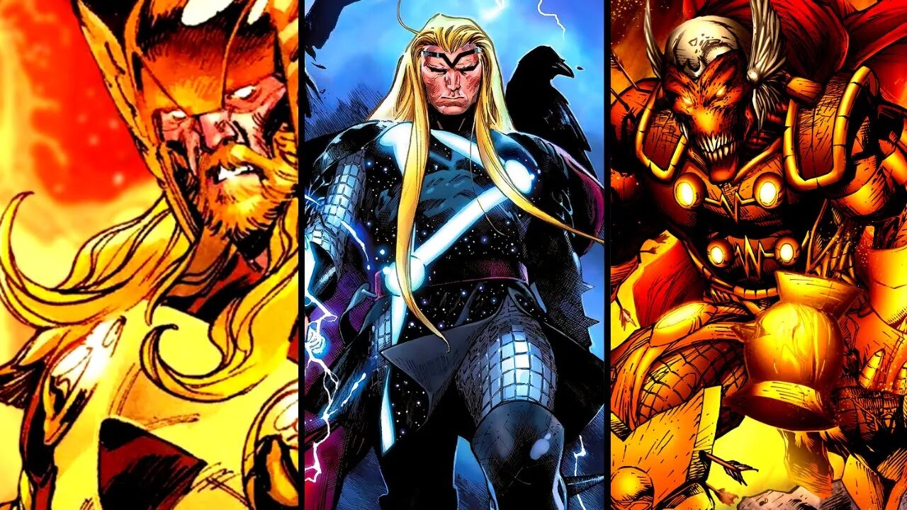 Top 10 Most Powerful Thor Variants #marvel #thor