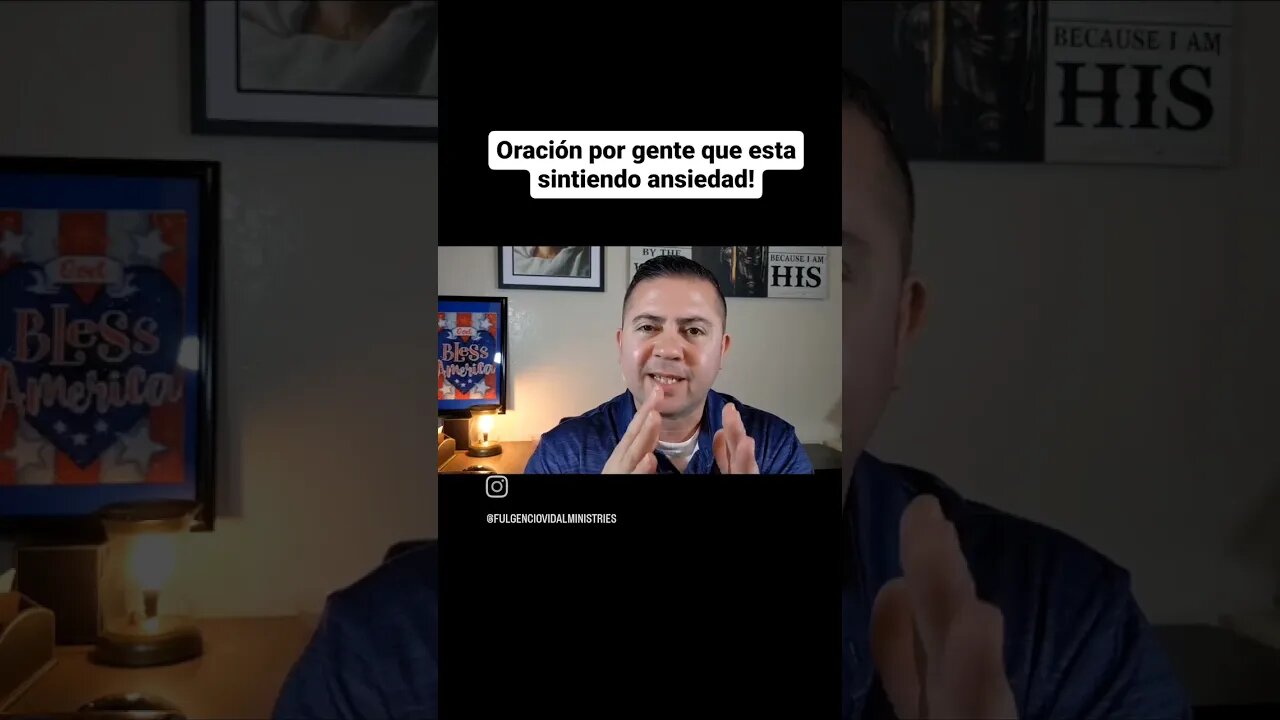 Oración por gente que esta sintiendo ansiedad!