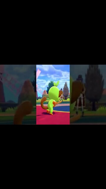 Pokémon Sword - Grookey Uses Branch Poke!