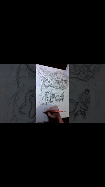 Penciling Page 118 in 1 minute