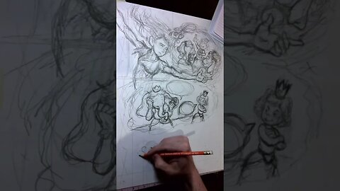 Penciling Page 118 in 1 minute