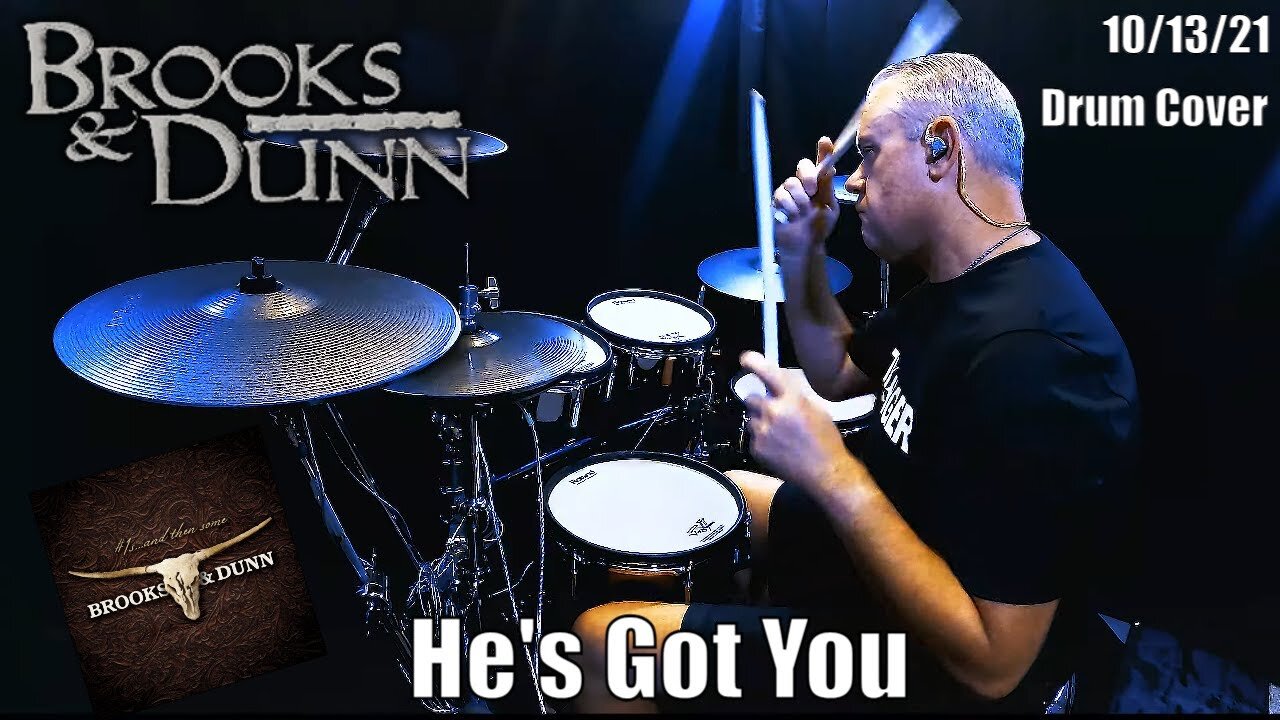 Brooks and Dunn - He's Got You - Drum Cover (4K)