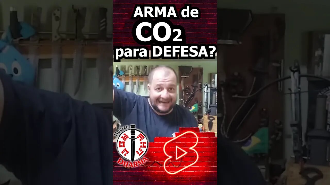 Arma de CO2 pra defesa? #shorts #shortsyoutube