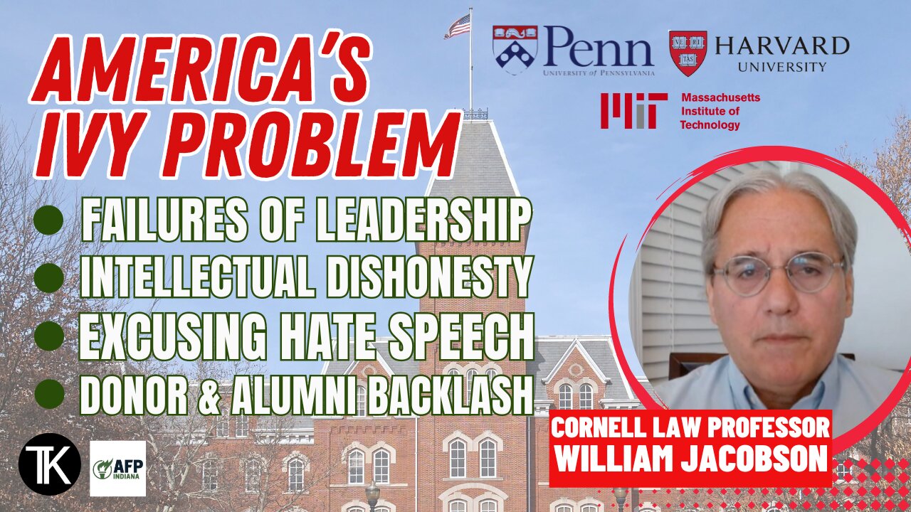 What is the Proper Response to College Antisemitism? - William Jacobson on Tony Katz Today