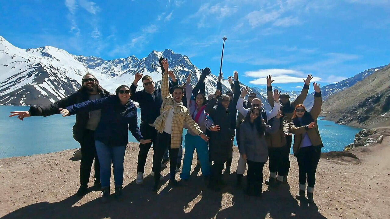 Embalse El Yeso reservoir in Santiago Chile