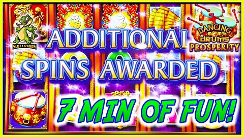 7 MINUTES OF EPIC FUN!!! MASSIVE WIN! Dancing Drums Prosperity Slot