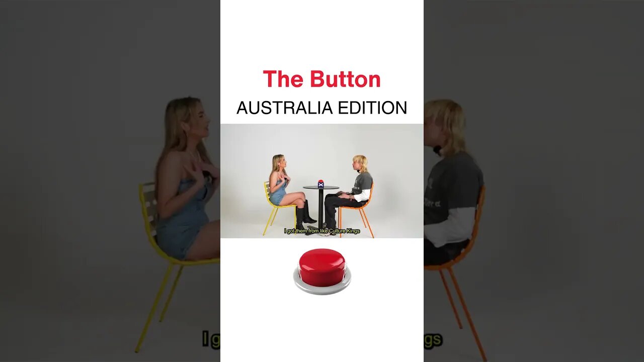 THE BUTTON: AUSTRALIA EDITION | SPEED DATING GAME #shorts #dating #game #button