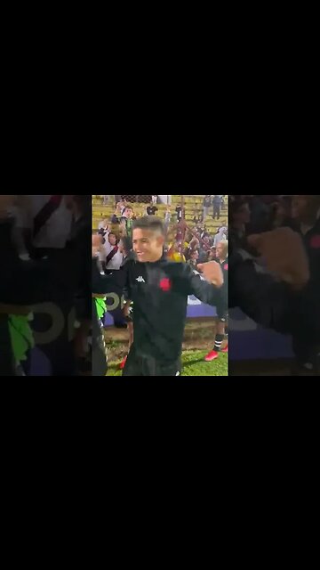 Jogadores do Sub-20 gritando o 'Casaca' após vencer pela Copinha - Hercílio Luz 0x2 Vasco