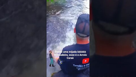 Arroio Caraá na cidade de Caraá RS