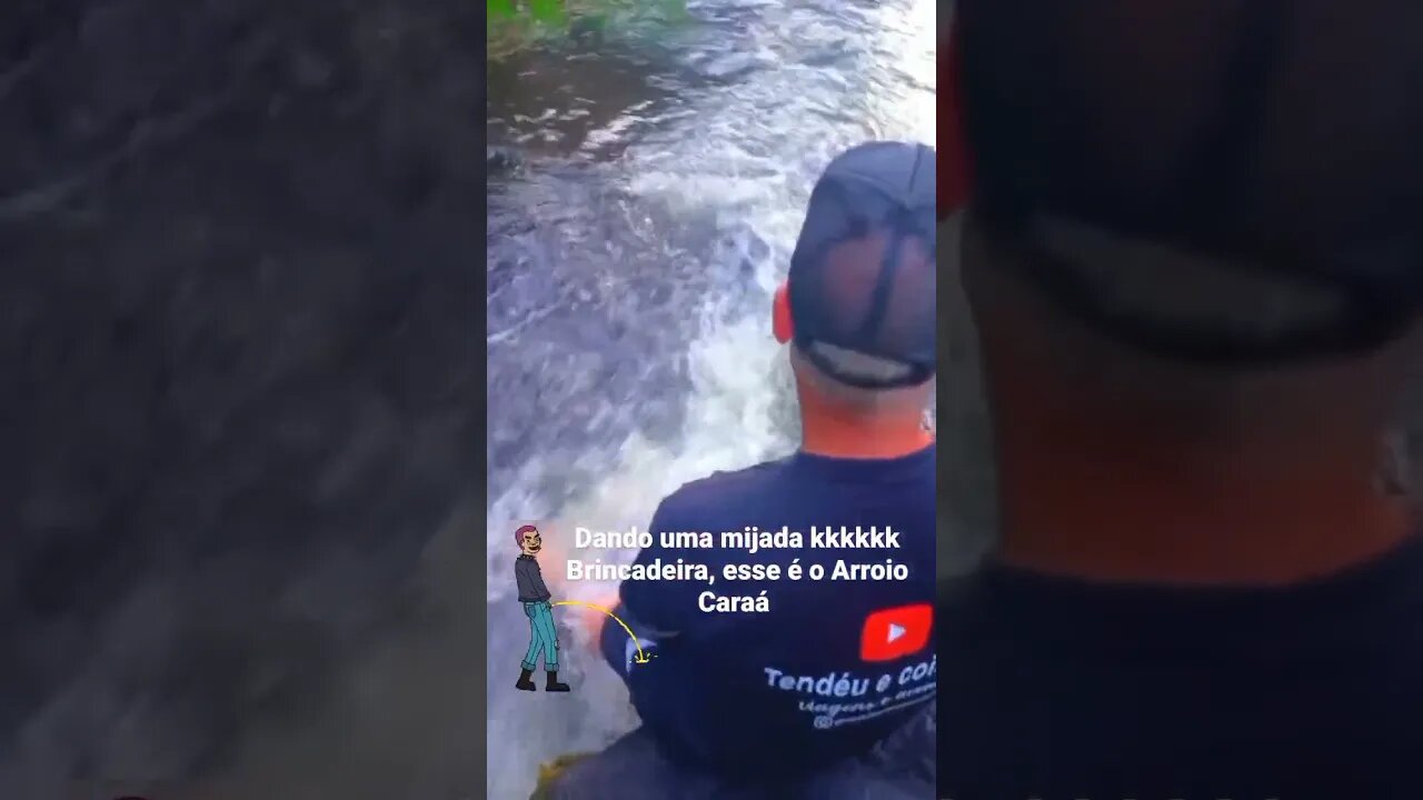 Arroio Caraá na cidade de Caraá RS