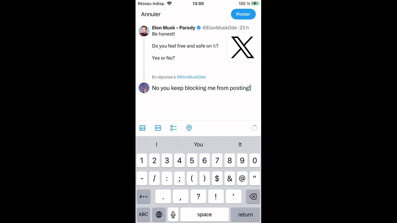 When X and FB bloc you. RUMBLE!