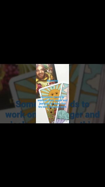 Aquarius ♒️ | “Anger and jealosy issues need to be worked on. #tarot #shorts #tarot