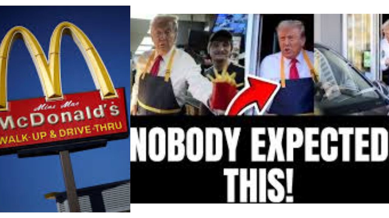 Trump Works Shift at McDonald's in PA and It Gets Crazy!