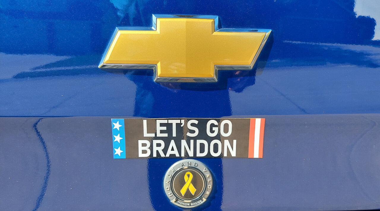 Making A Magnetic "Let's Go Brandon" Bumper Sticker