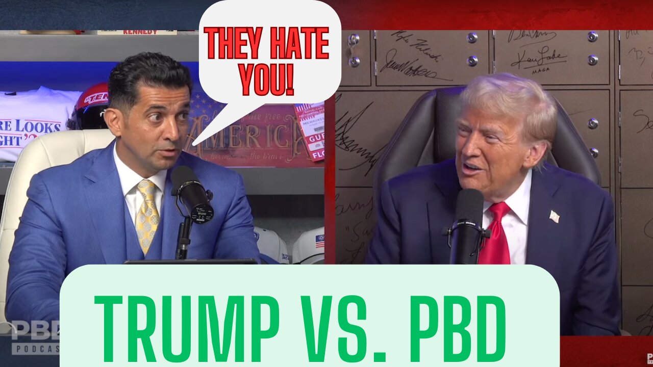 TRUMP GETS ON THE PBD PODCAST!