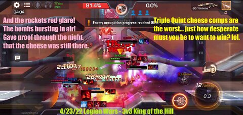 Contra Returns: 4/23/22 Legion Wars - 3v3 King of the Hill